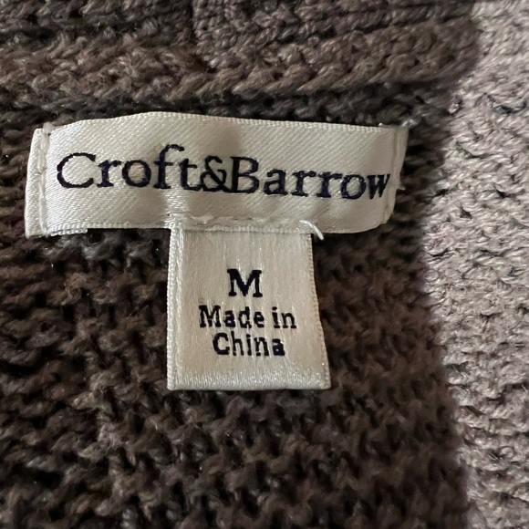 Croft & Barrow Grey Cardigan - Picture 4 of 6